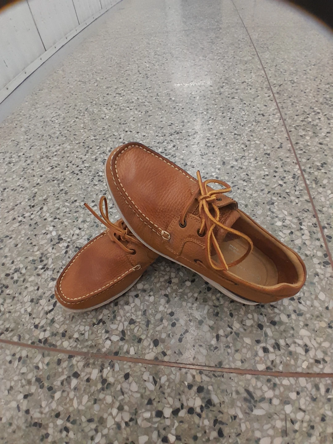 Brown Leather loafers Shoes Original Rockport  Men's Size 9 - photo 4