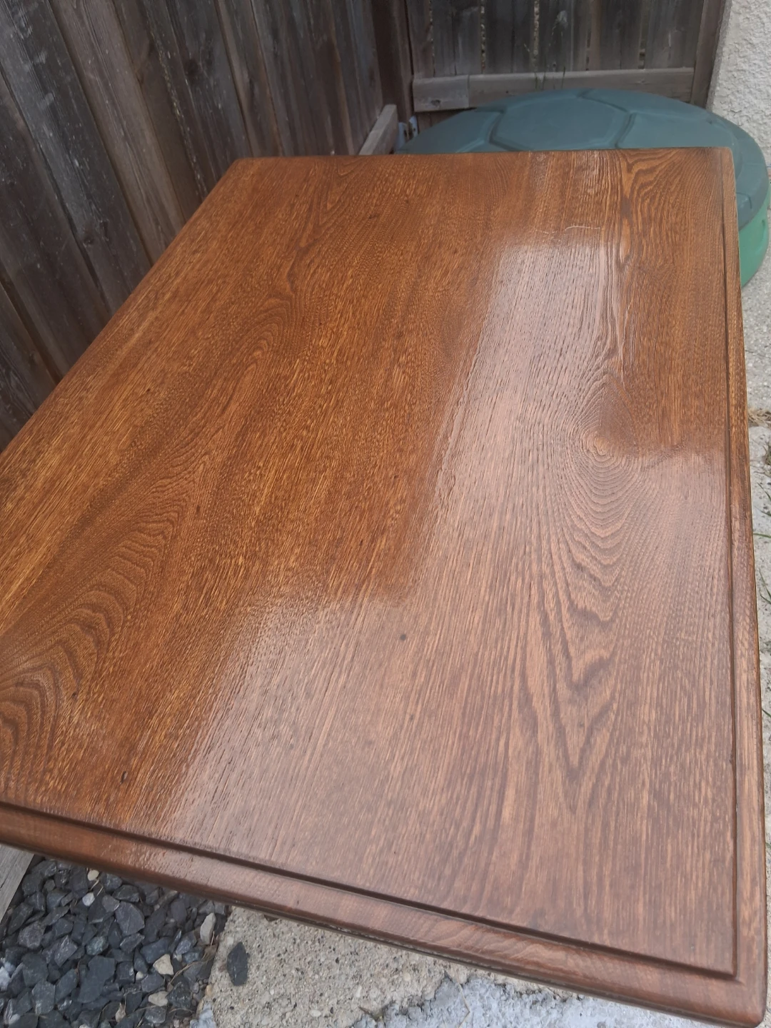 Vintage Wooden Side Table - photo 5