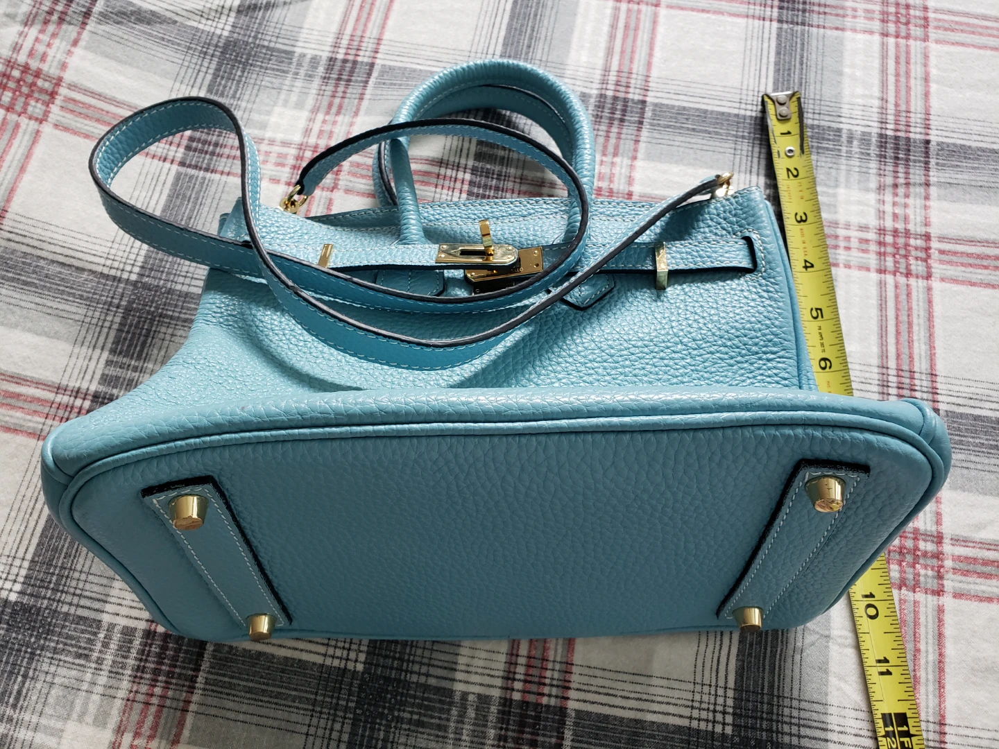 Houseofhello Teal Leather Handbag - photo 4