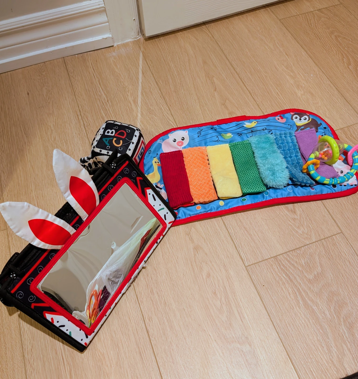 Baby Play Mat and Activity Cube Set