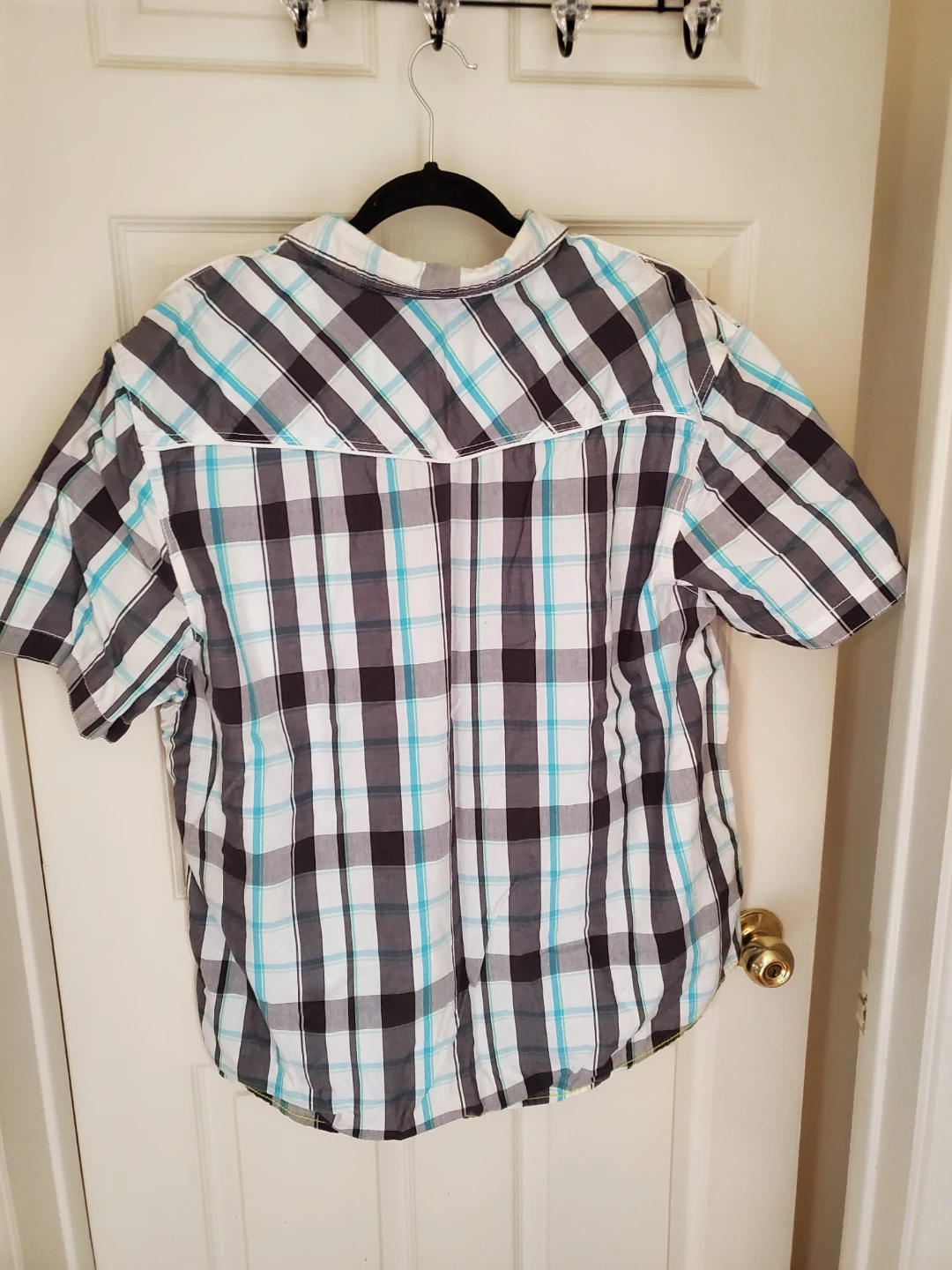 Distillery Men's Short Sleeve Plaid Button-Down Shirt...XXL - photo 3