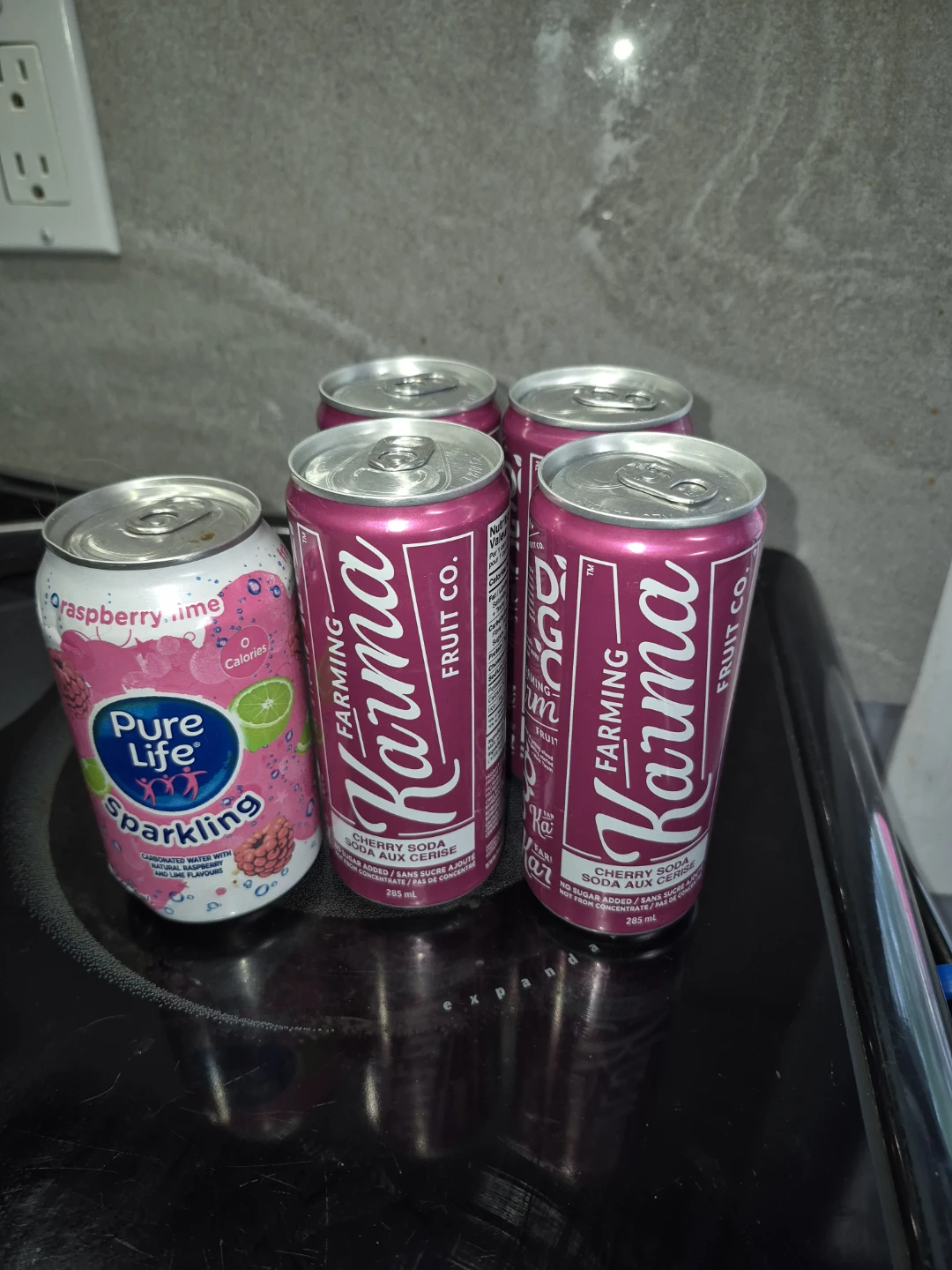 QUICKEST PICK UP Karma Cherry Soda (4x 285 mL) 1 sparkling water
