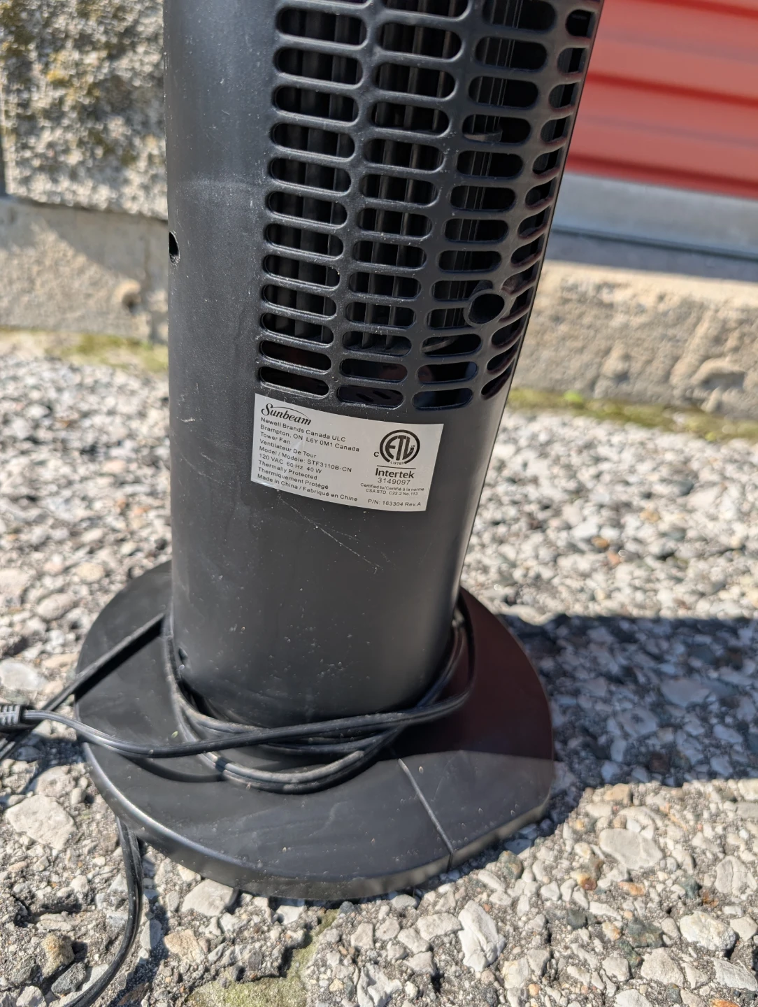 Sunbeam Tower Fan - photo 3