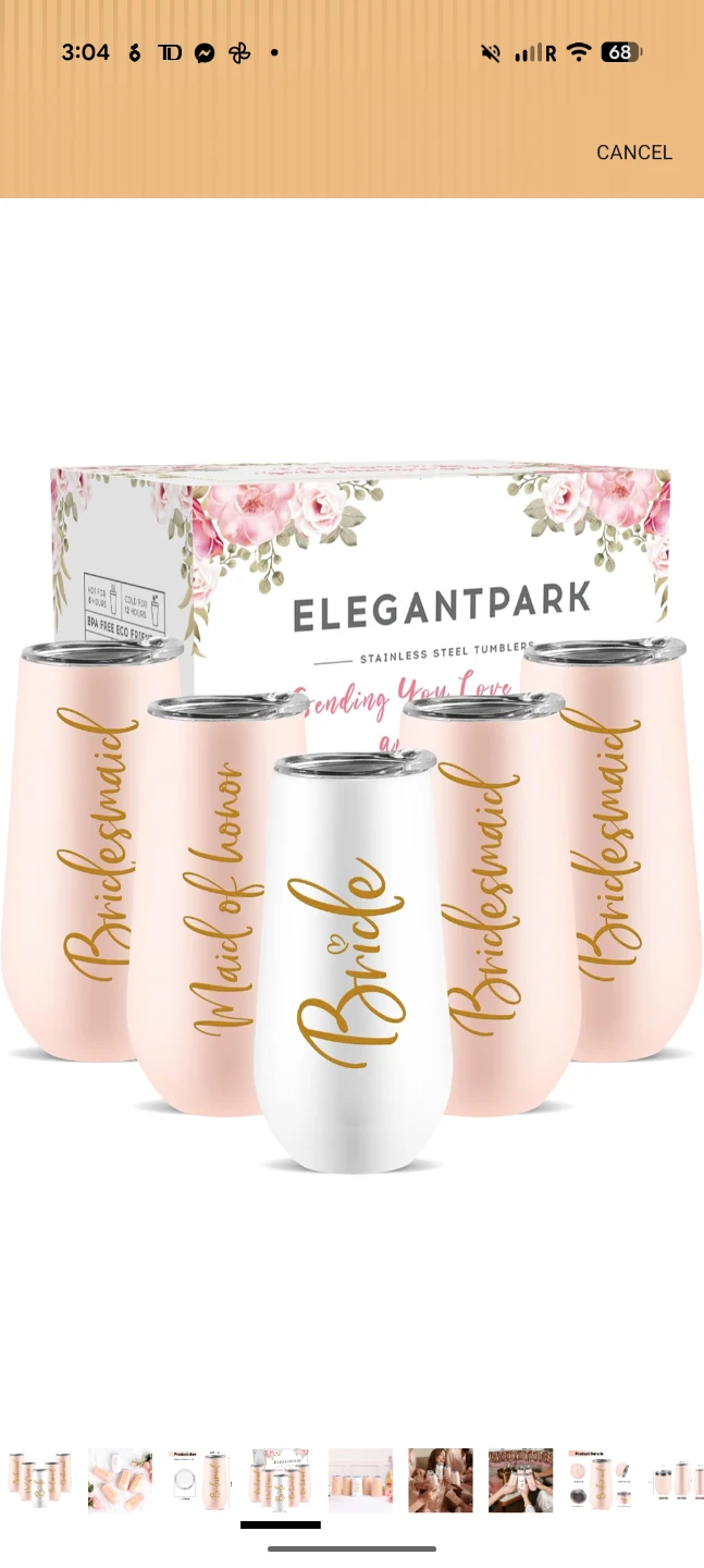 ELEGANTPARK Bride Tribe Stainless Steel Tumblers - photo 5
