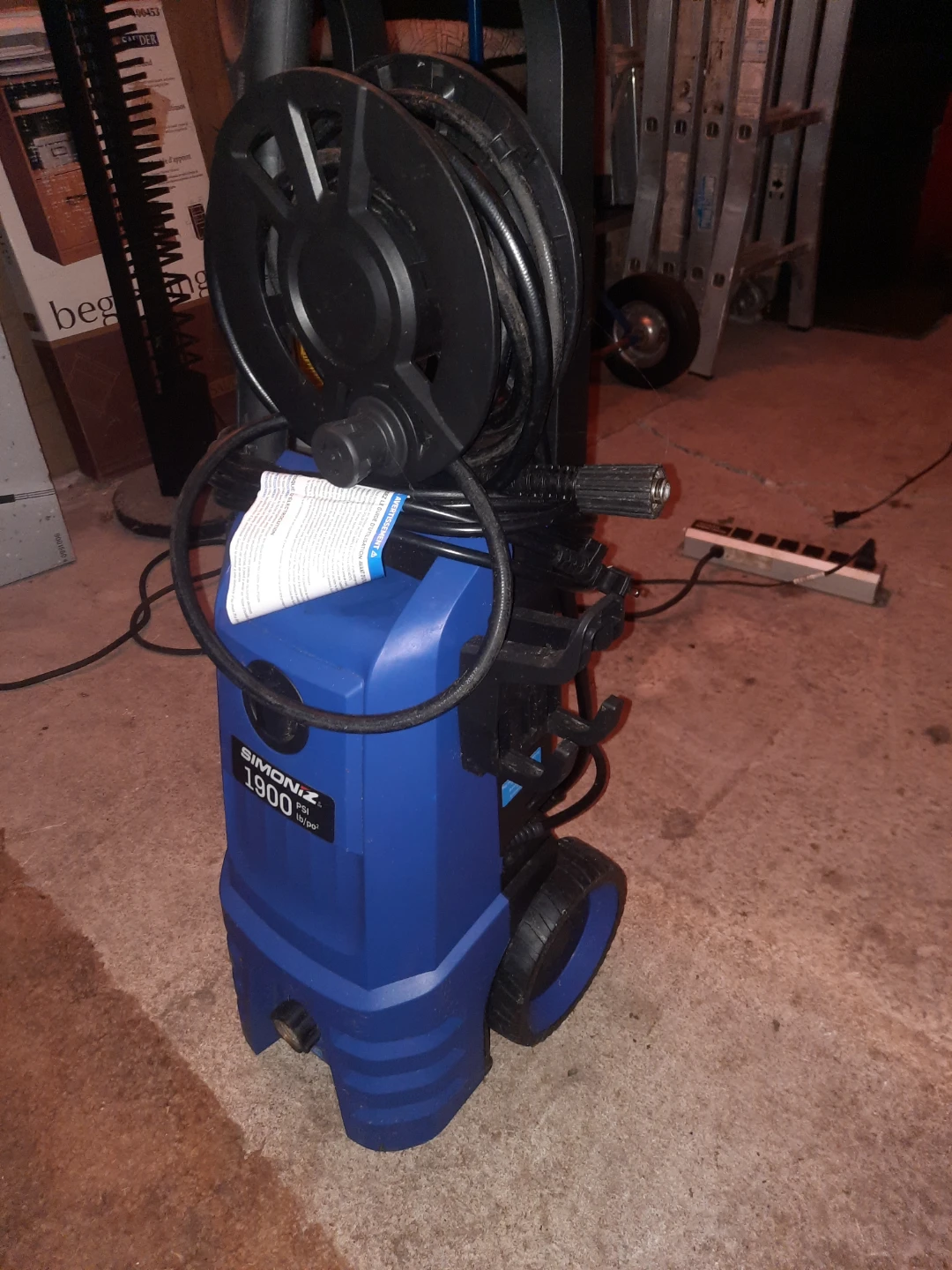 Simoniz 1900 pressure washer - photo 3