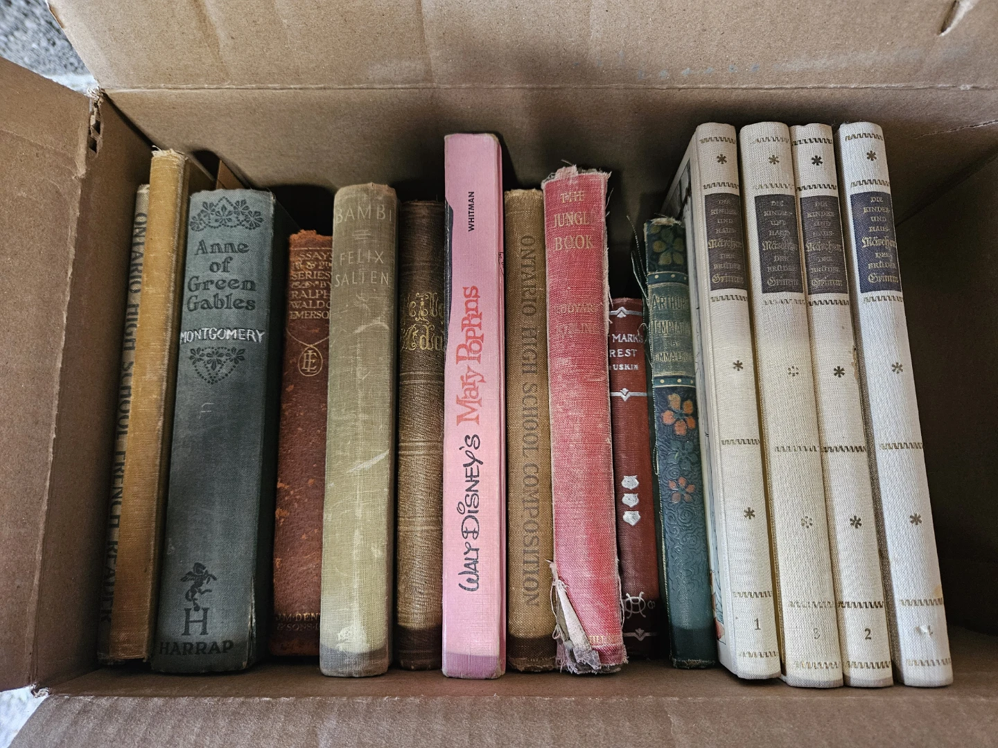 Collection of Vintage Books.
