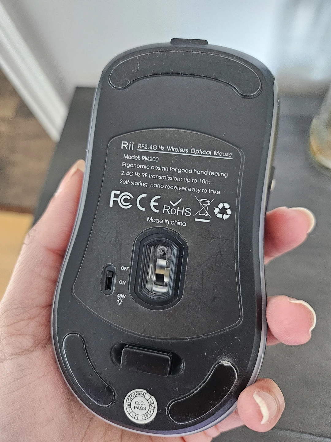 Rii RF2.4G Hz Wireless Optical Mouse RM200 - photo 5