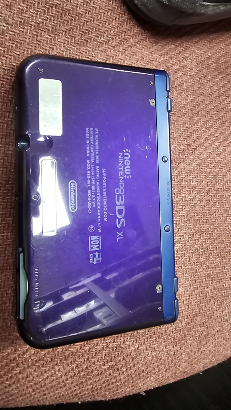 Nintendo 3DS XL Blue with Games and Case - photo 3