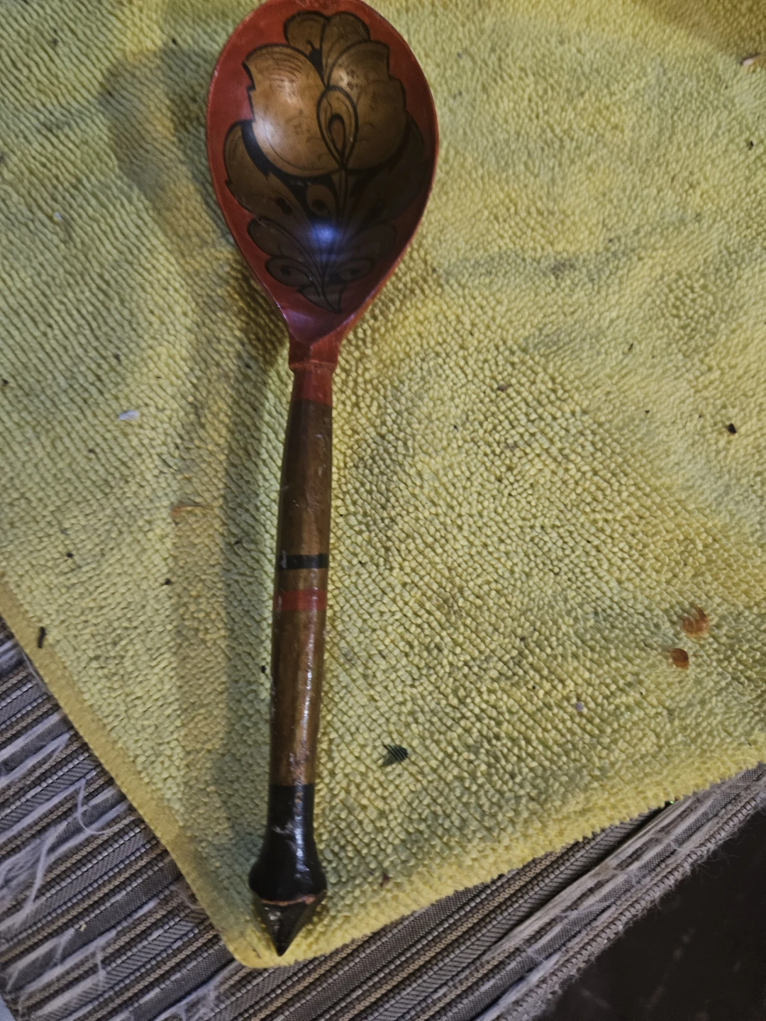 Hand-painted Wooden Spoon - photo 2