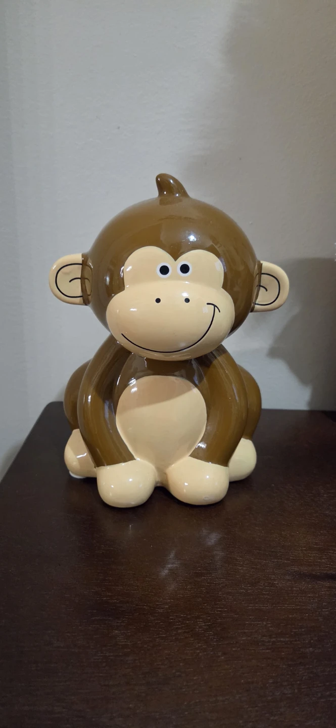 Starpoint Monkey Ceramic Piggy Bank