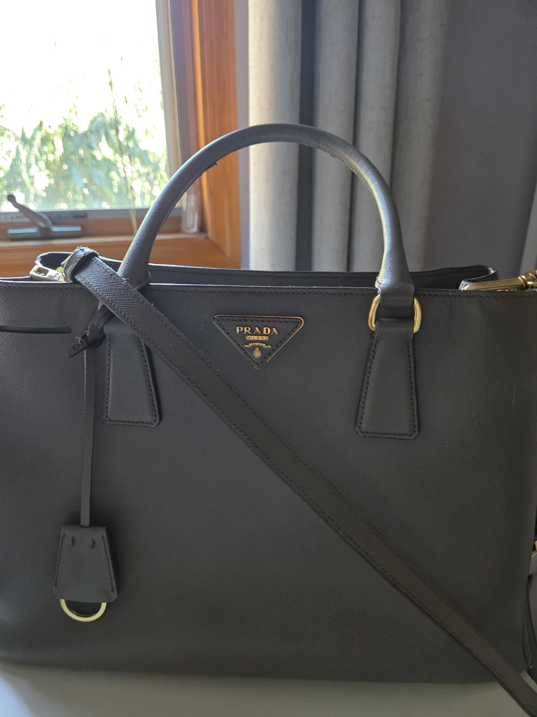 PRADA Saffiano Leather Tote Bag - photo 4