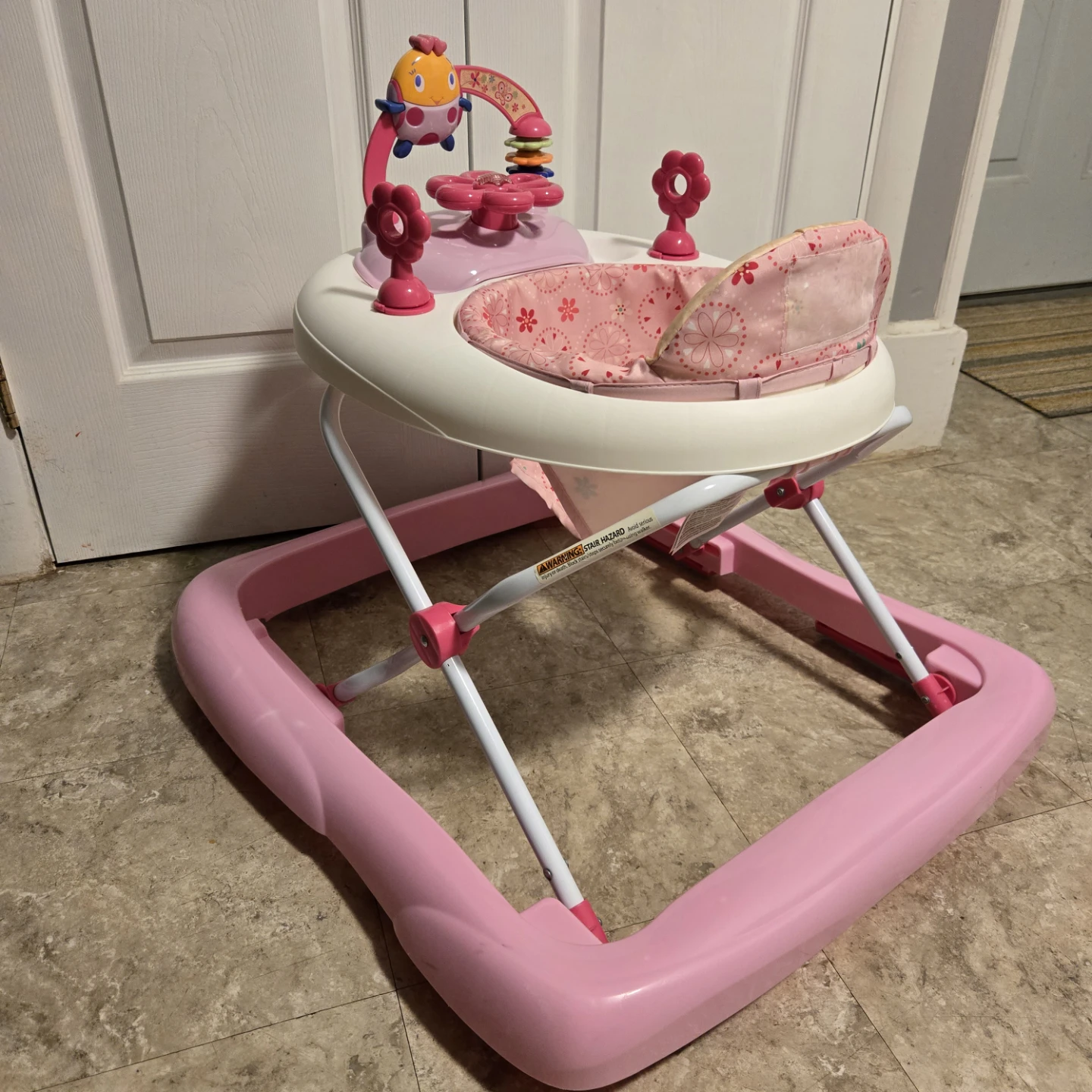 Bright Starts Pink Baby Walker - photo 3