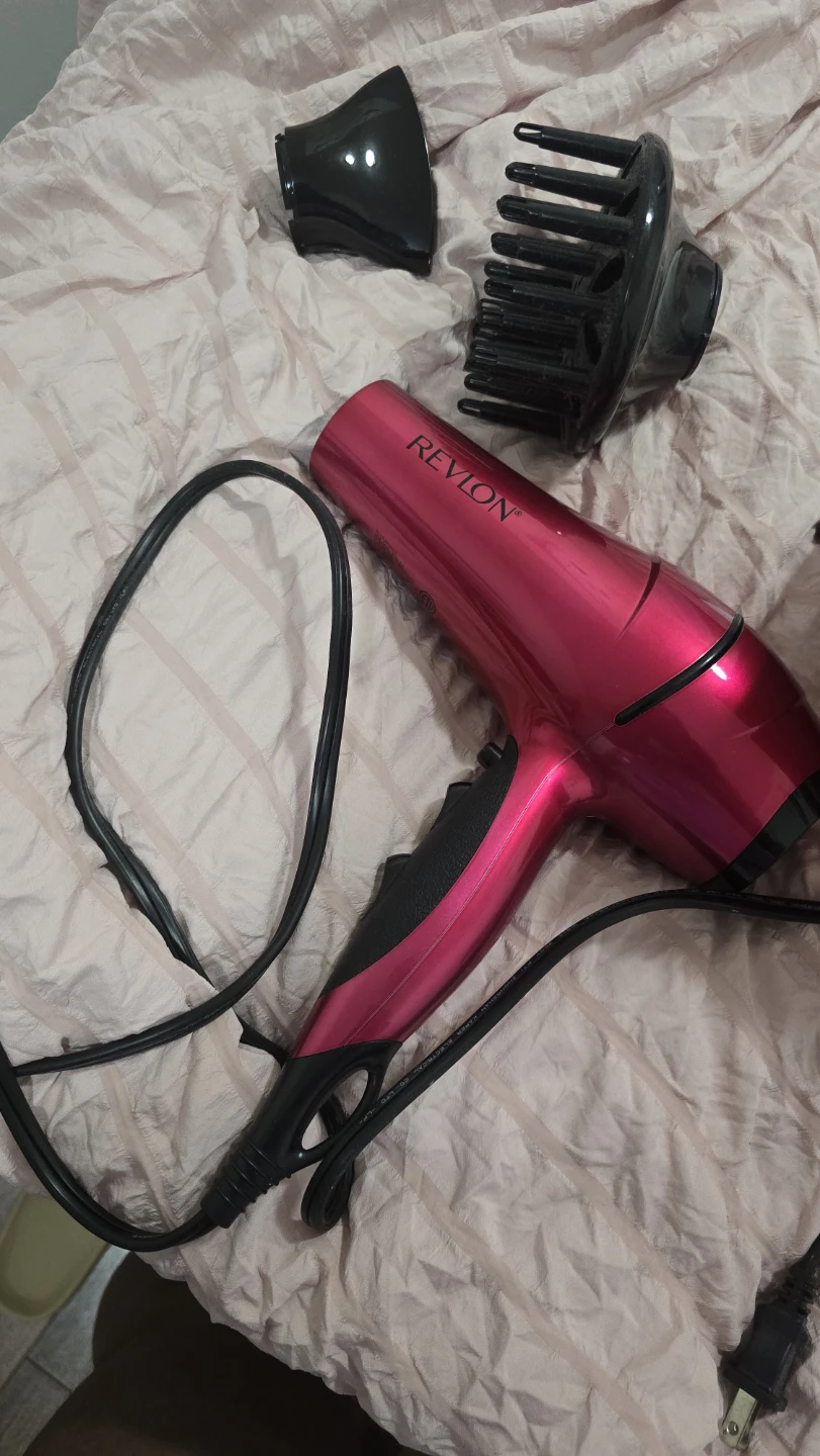 Revlon Pink Hair Dryer with Attachments