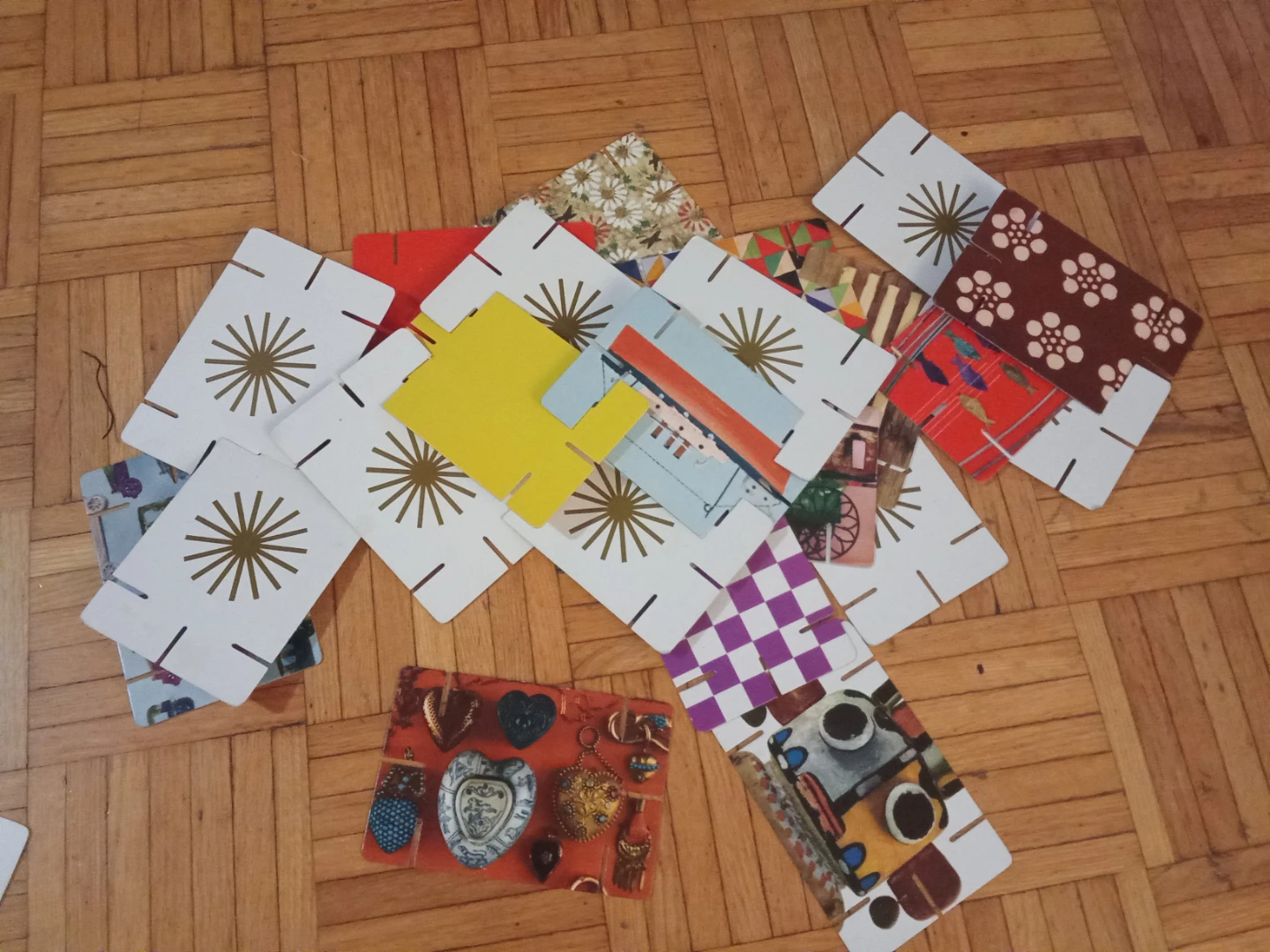 Mixed Lot of Decorative Cardboard Squares