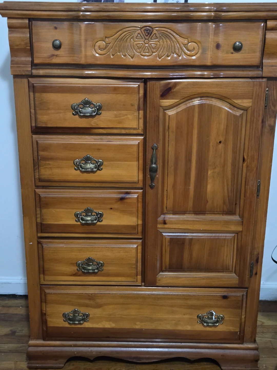 Wooden Dresser with Cabinet