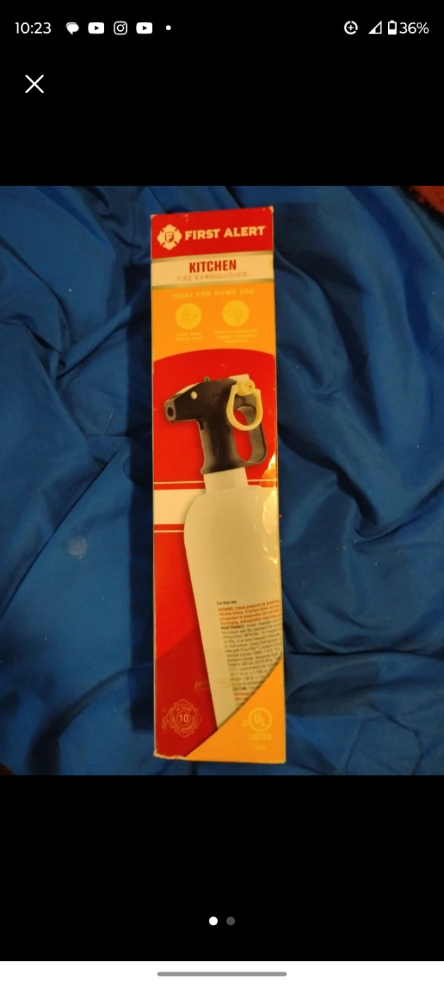 Brand New Fire Extinguishers First Alert For Kitchens
