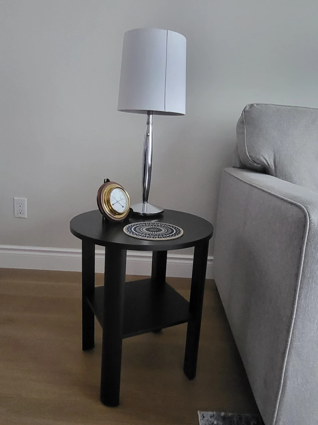 Solid wood black side tables - set of 2 - photo 3