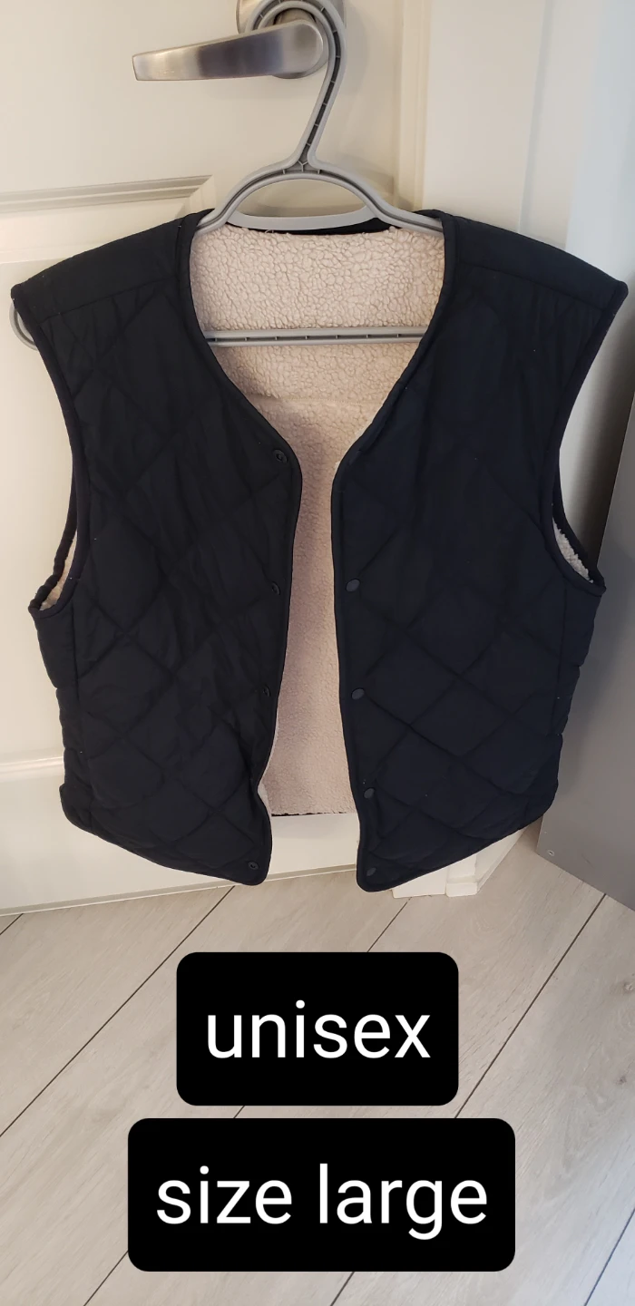 Double side Vest with Sherpa Lining