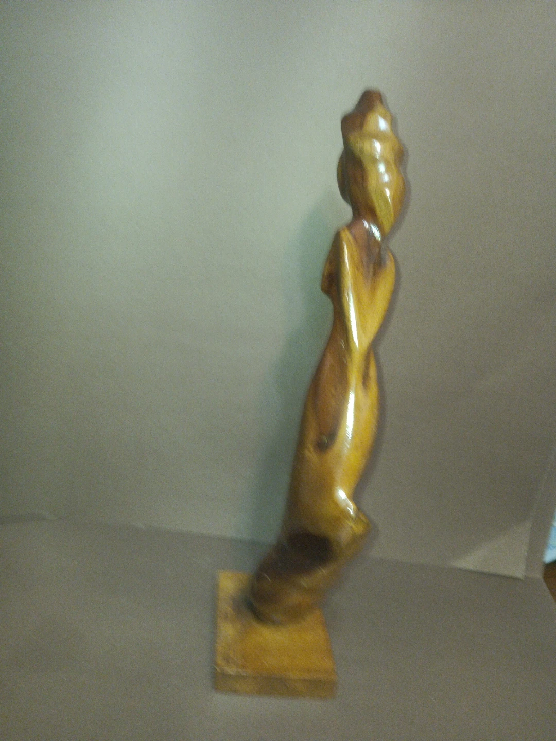 Wooden Abstract Sculpture Figurine - photo 5
