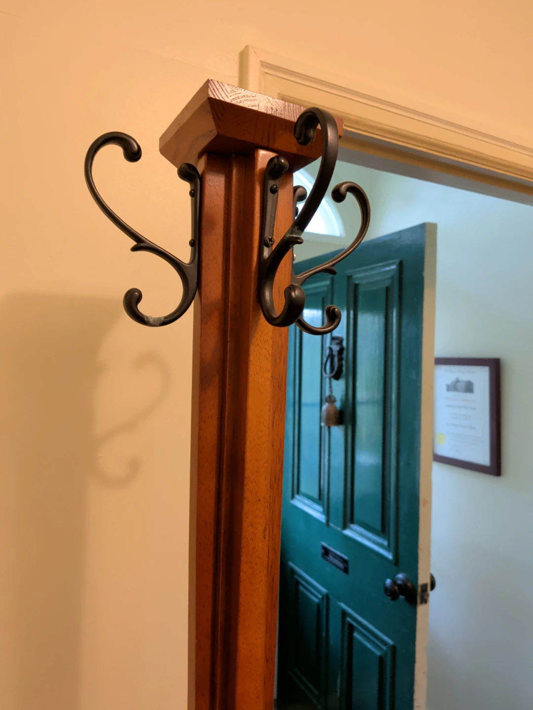 Wooden Coat Rack with Umbrella Stand - photo 2