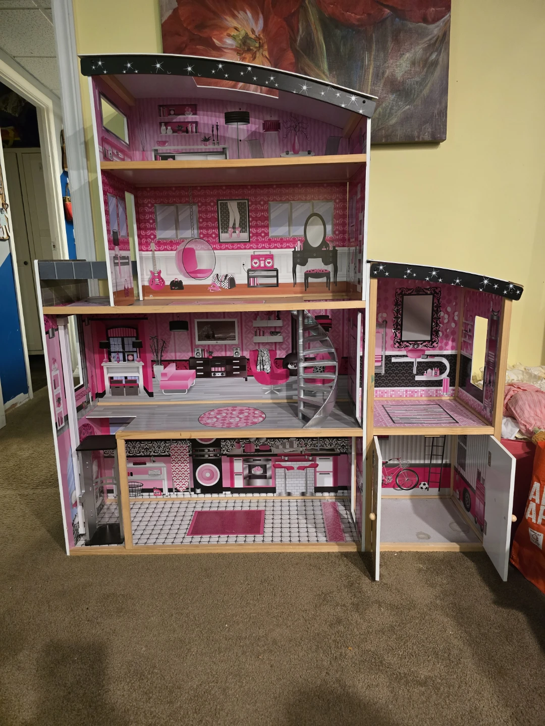 Dollhouse barbie size