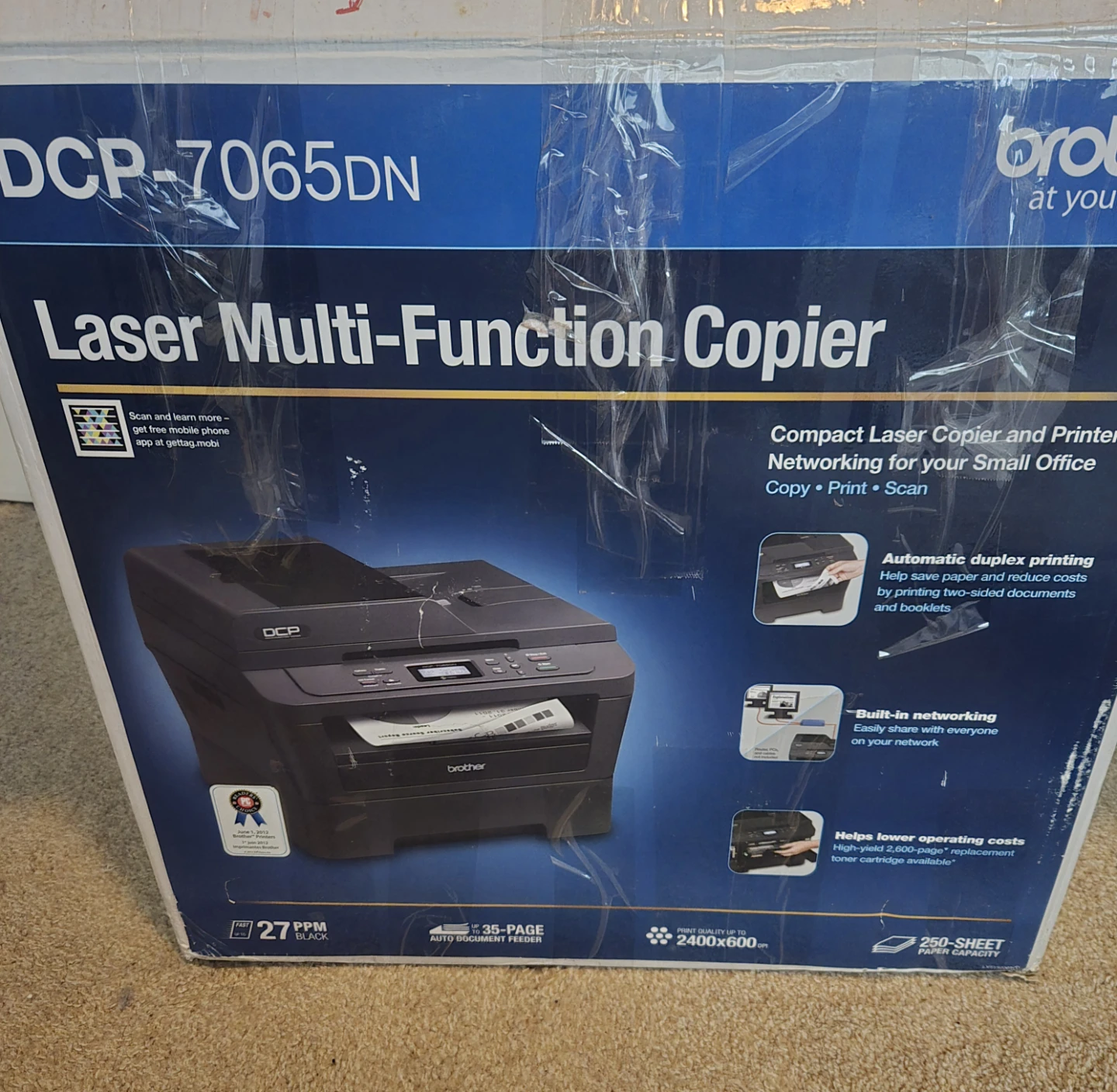 Brother DCP-7065DN Laser Multi-Function Copier - photo 3