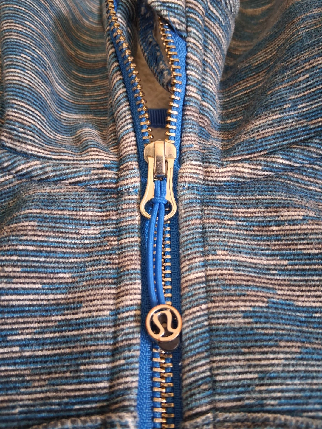 Lululemon Blue Heathered Full Zip Hoodie - photo 3
