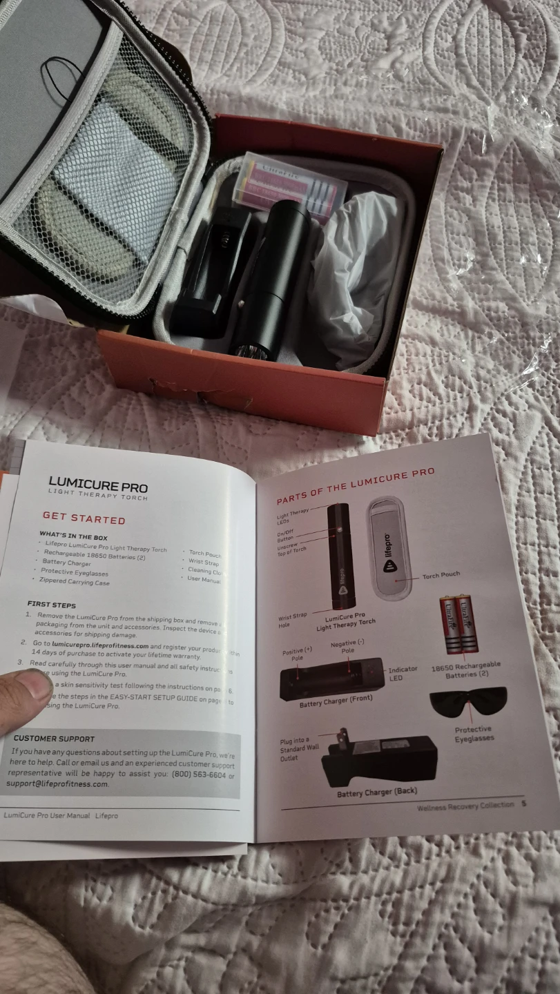 Lifepro LumiCure PRO Light Therapy Torch - photo 2