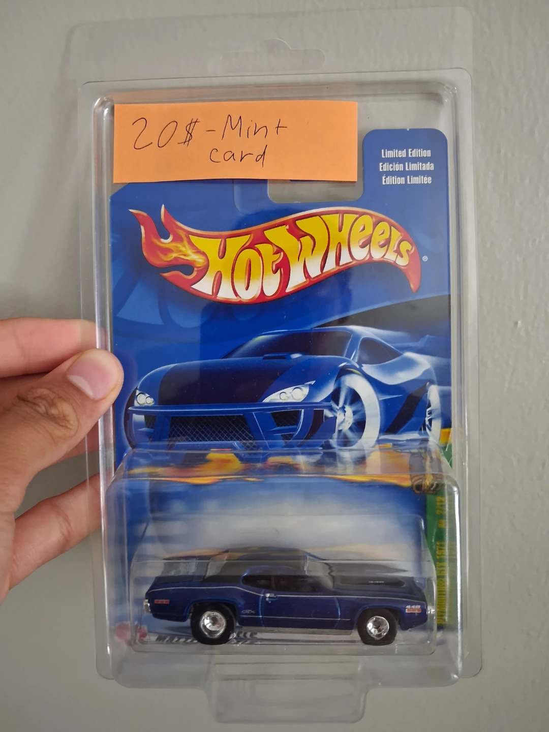 Hot Wheels Limited Edition Blue Car