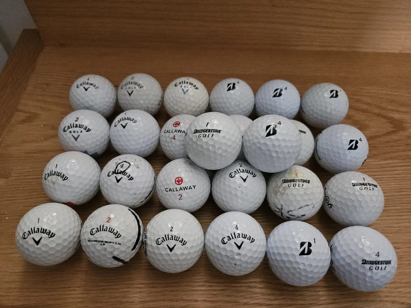 Mixed Brand Golf Balls (26 pcs)