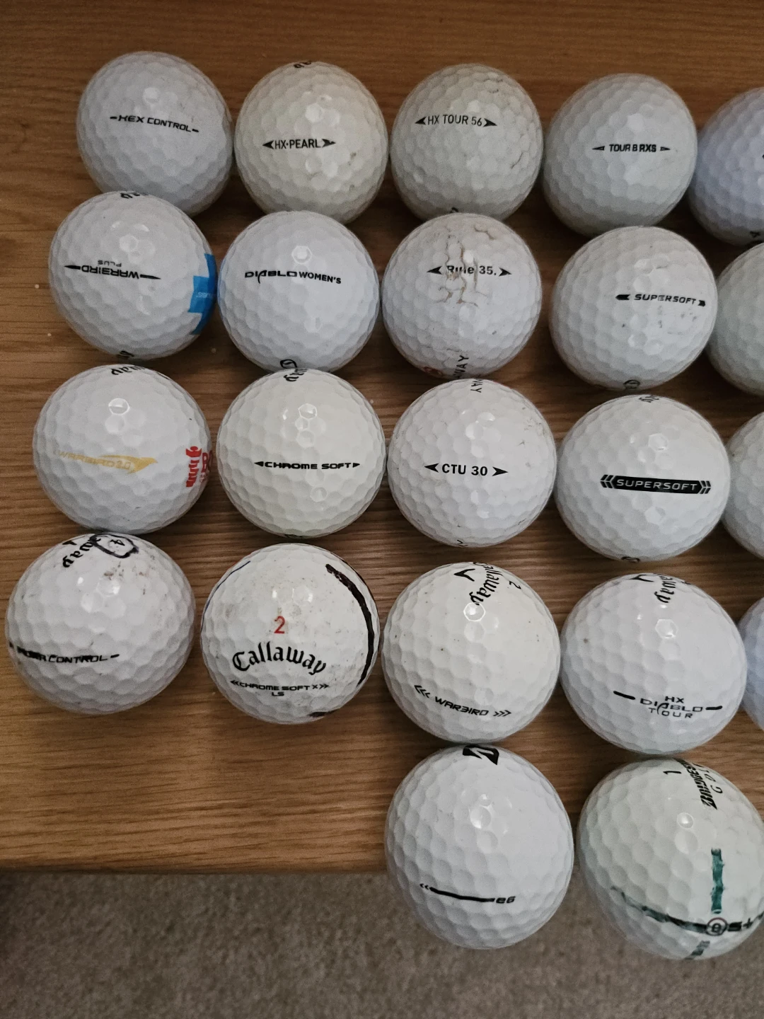 Mixed Brand Golf Balls (26 pcs) - photo 2