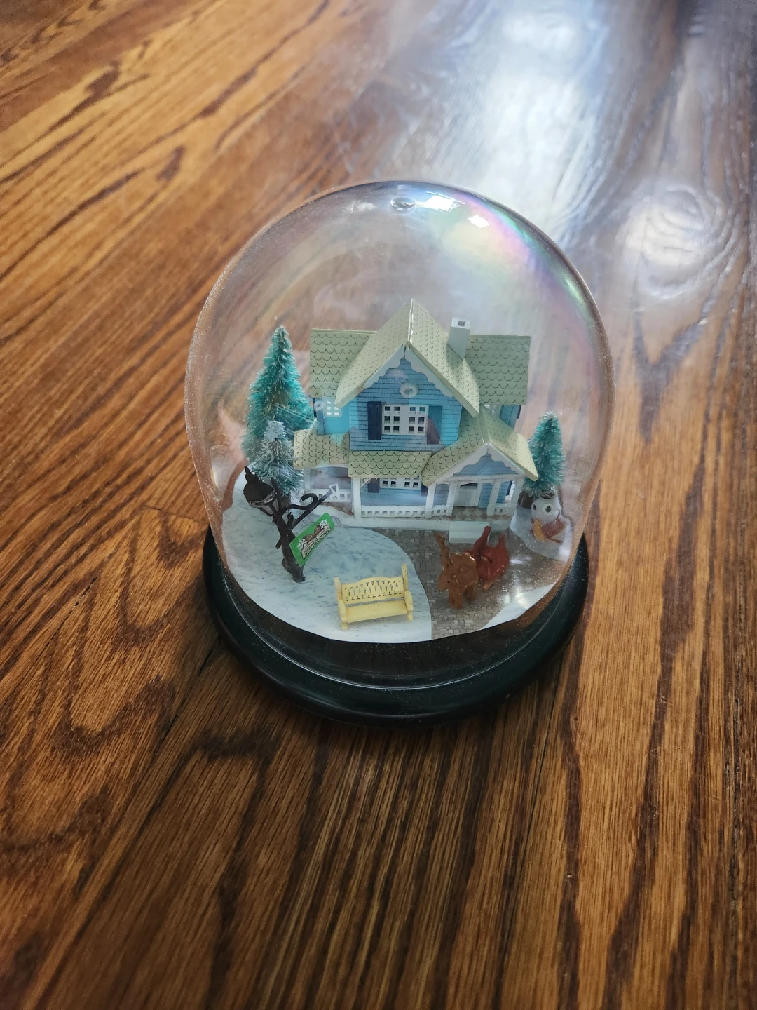 Decorative Snow Globe with House Scene - photo 2