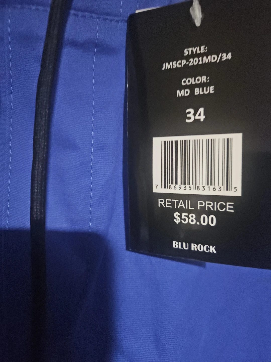 Blu Rock Blue Cargo Stretch Pants Size 34 - photo 3