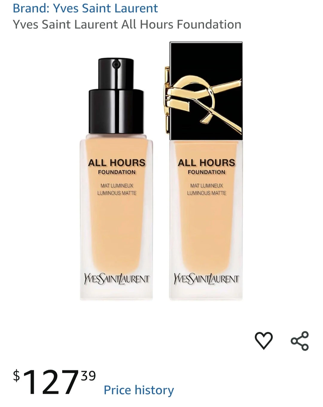Yves Saint Laurent All Hours Foundation - 25 ml