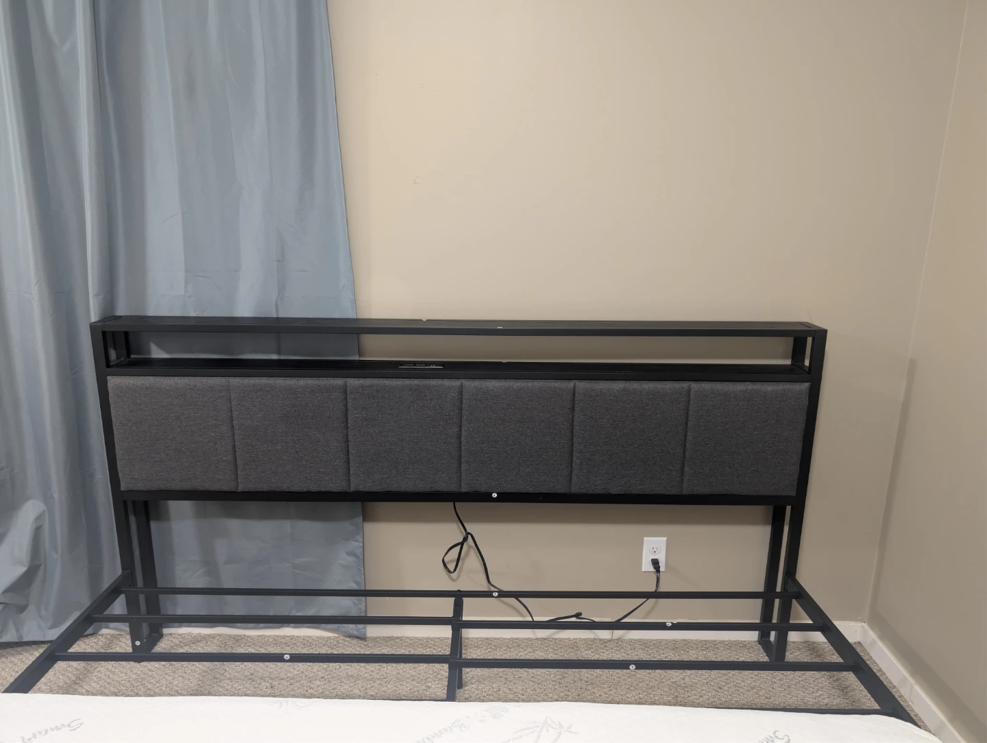 King Size Bed with 12" Hybrid Mattress &it's  Protector - photo 2