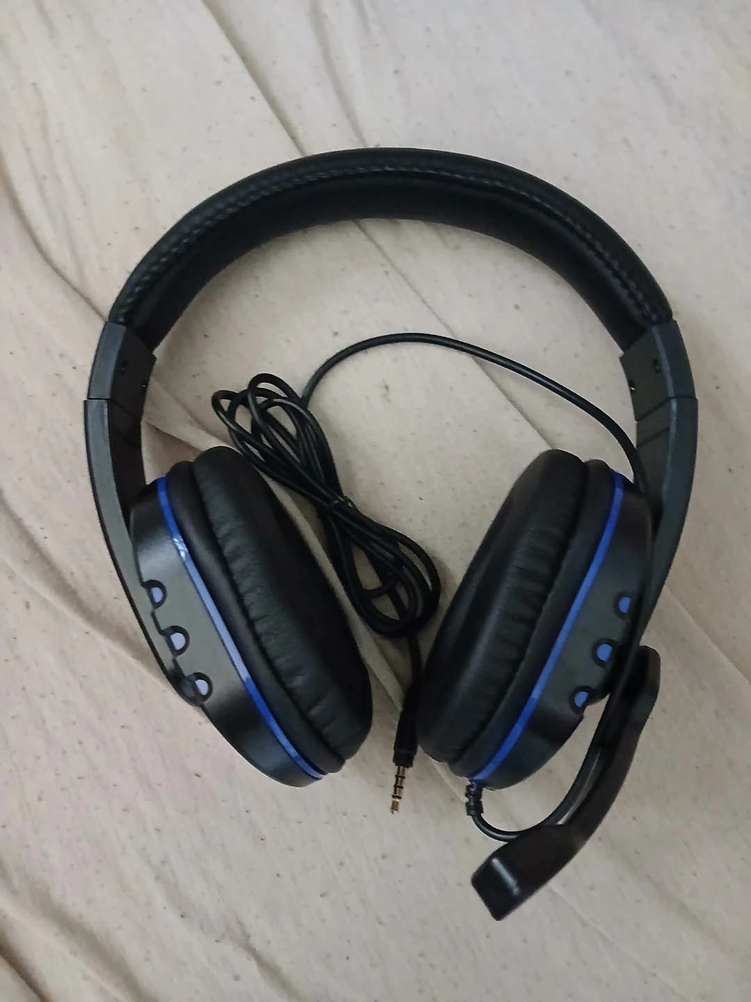 7260 Black Gaming Headset With Microphone & Blue Accents - photo 4