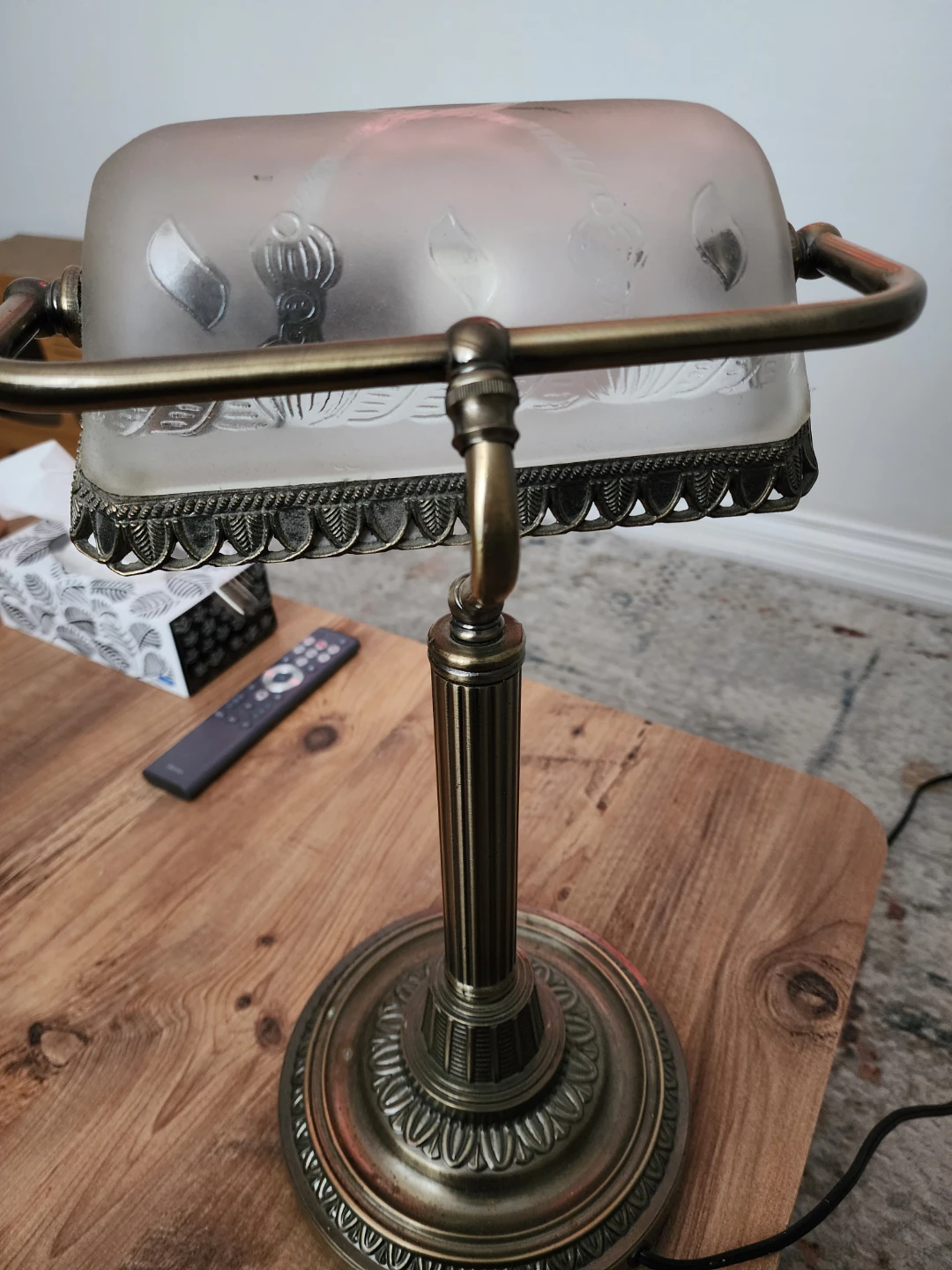 Vintage Banker Lamp - photo 3