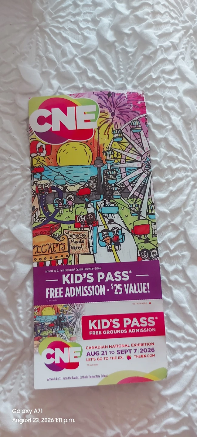 CNE Kid's Pass