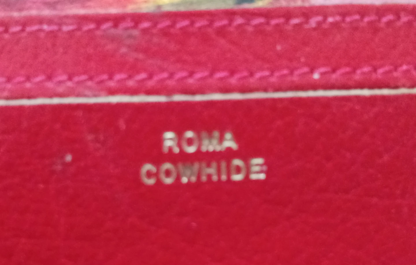 Red Roma Cowhide Wallet with Ladybug Accent - photo 4
