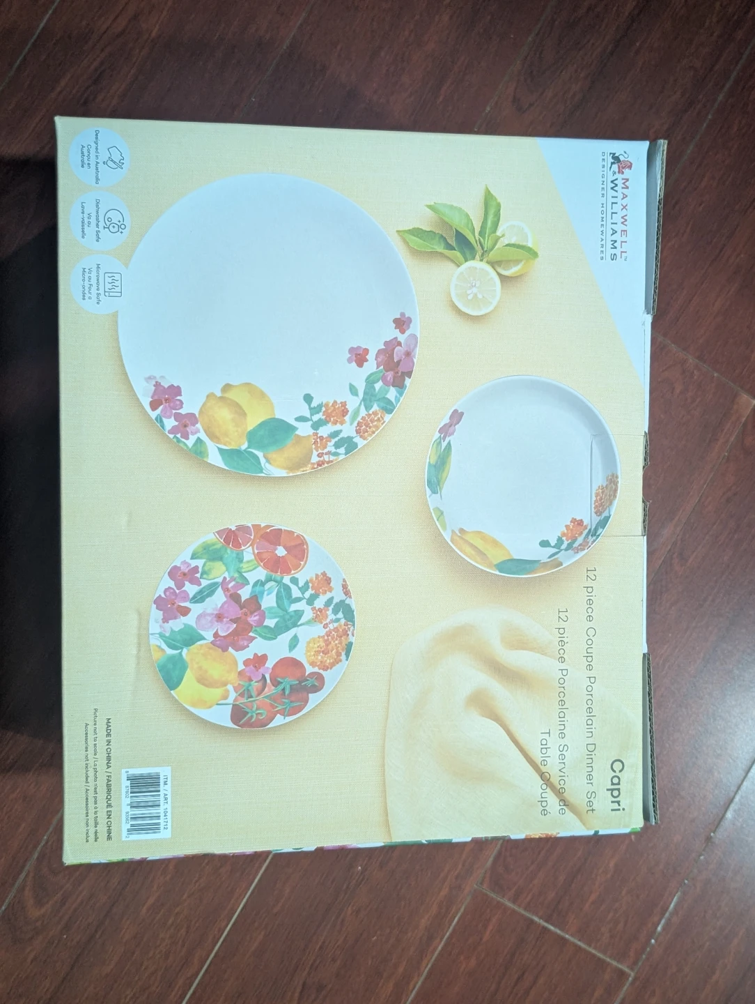 Maxwell & Williams Capri 12 Piece Porcelain Dinner Set
