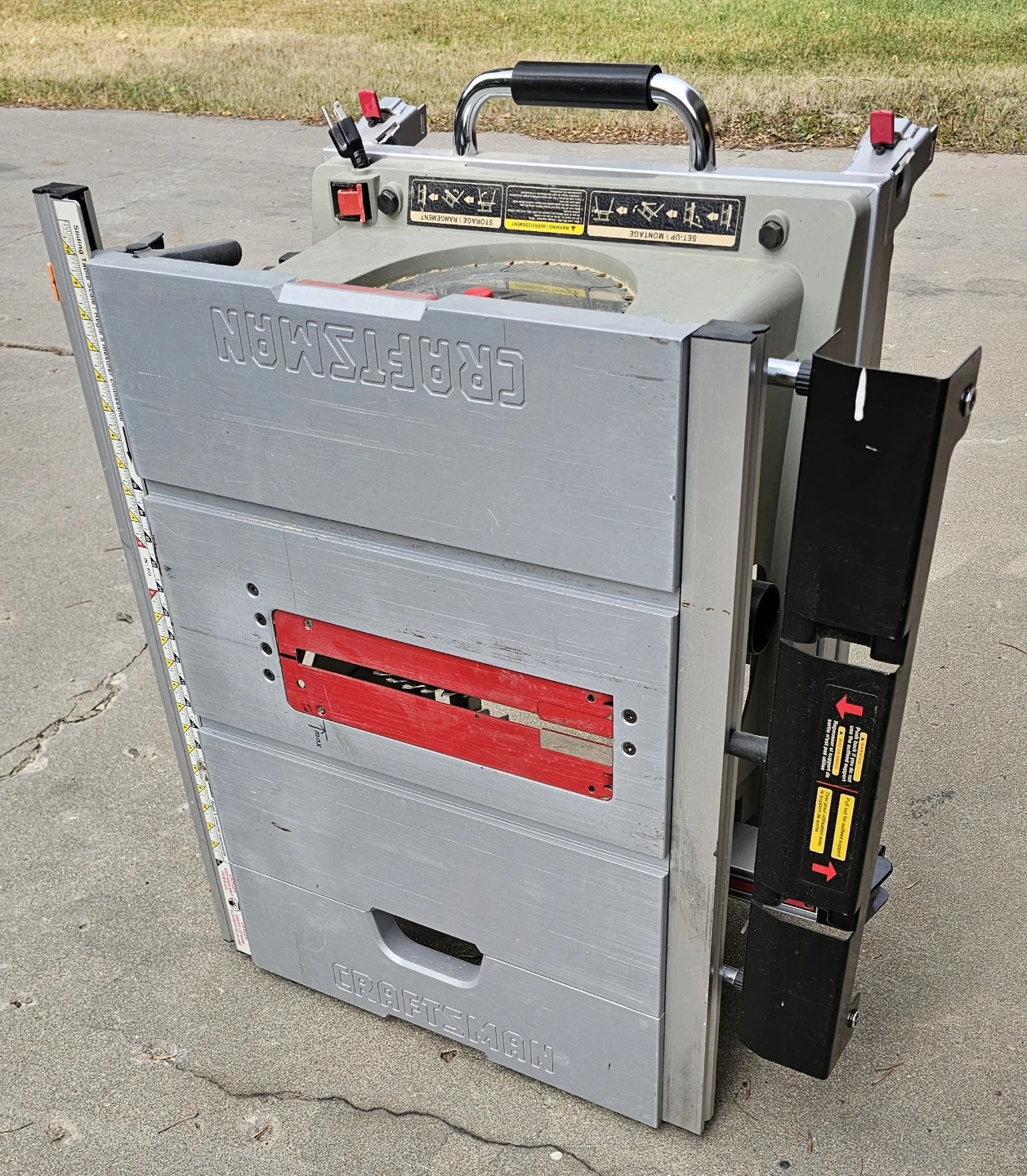 Craftsman 10" Table Saw + Precision Sliding Crosscut Table