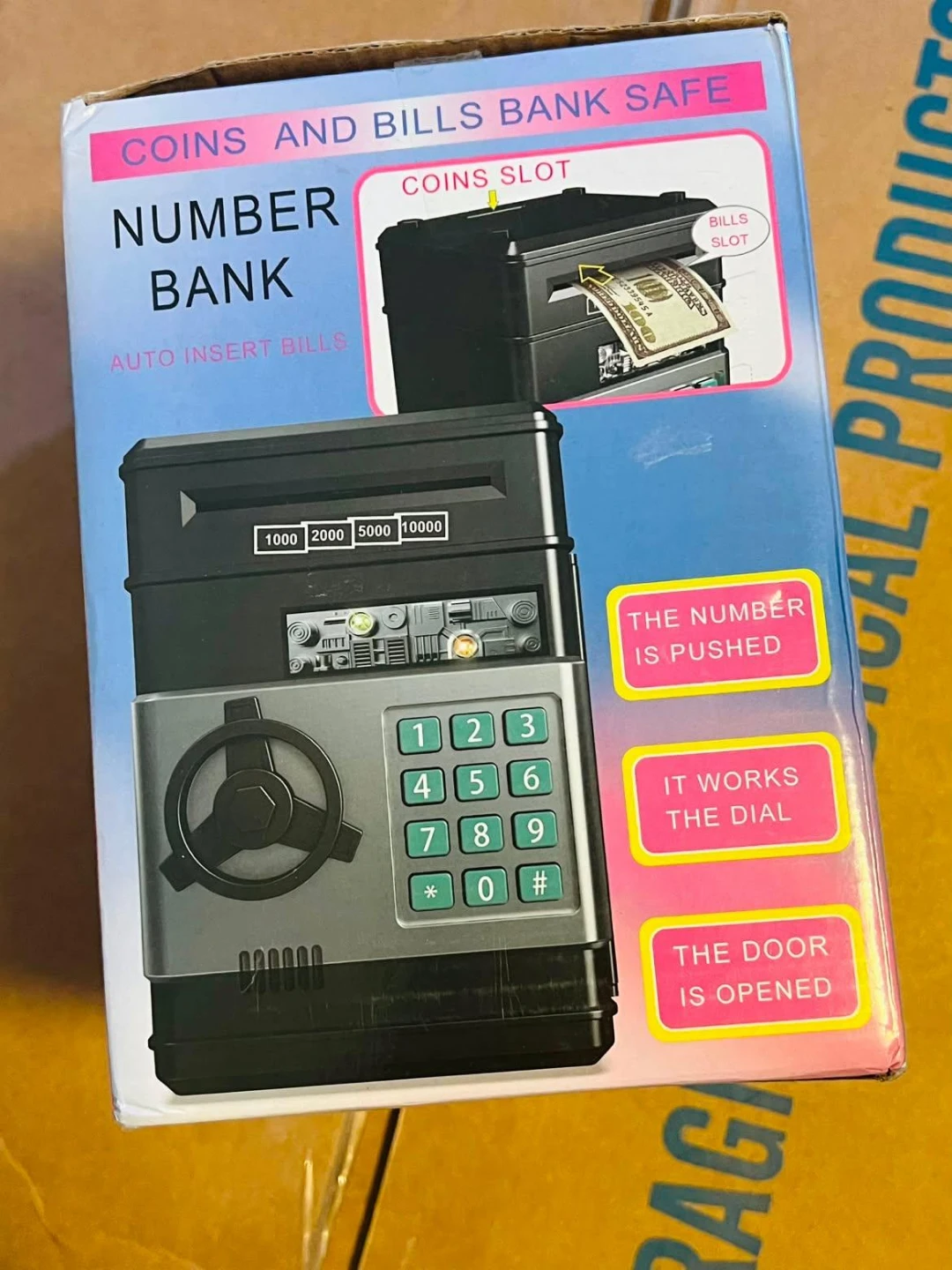 Electronic money saving box ATM toy for Children - photo 2