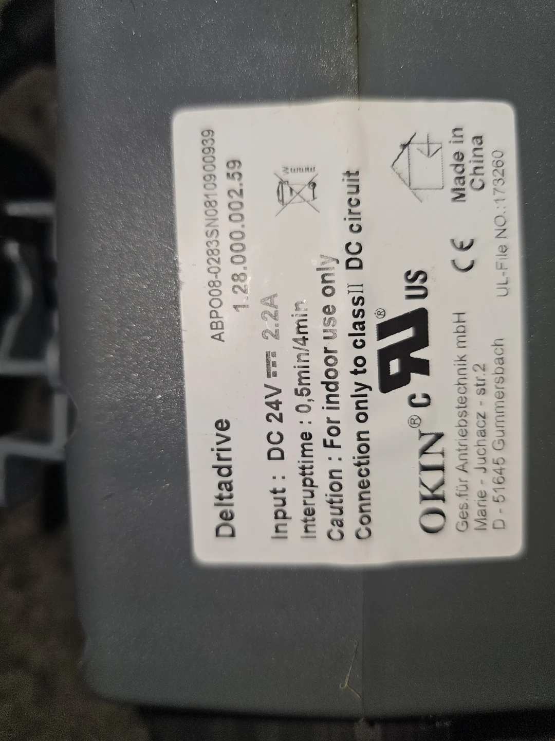 OKIN Deltadrive Linear Actuator - photo 3