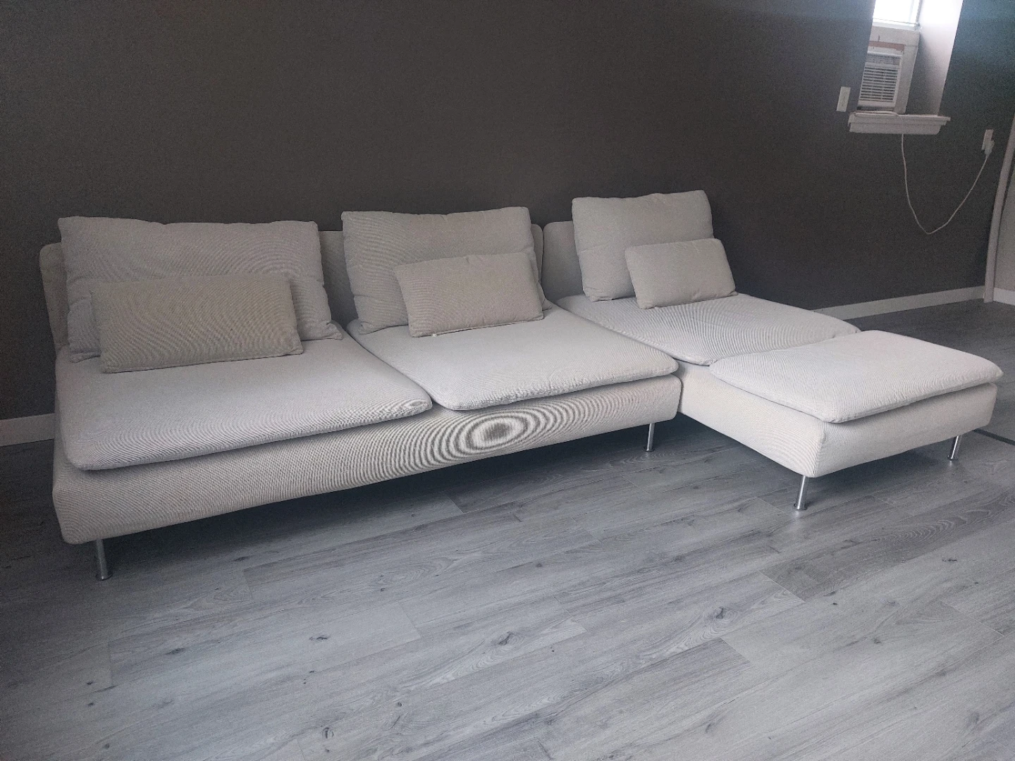 IKEA SODERHAMN Sofa with Chaise Beige/Brown - photo 2