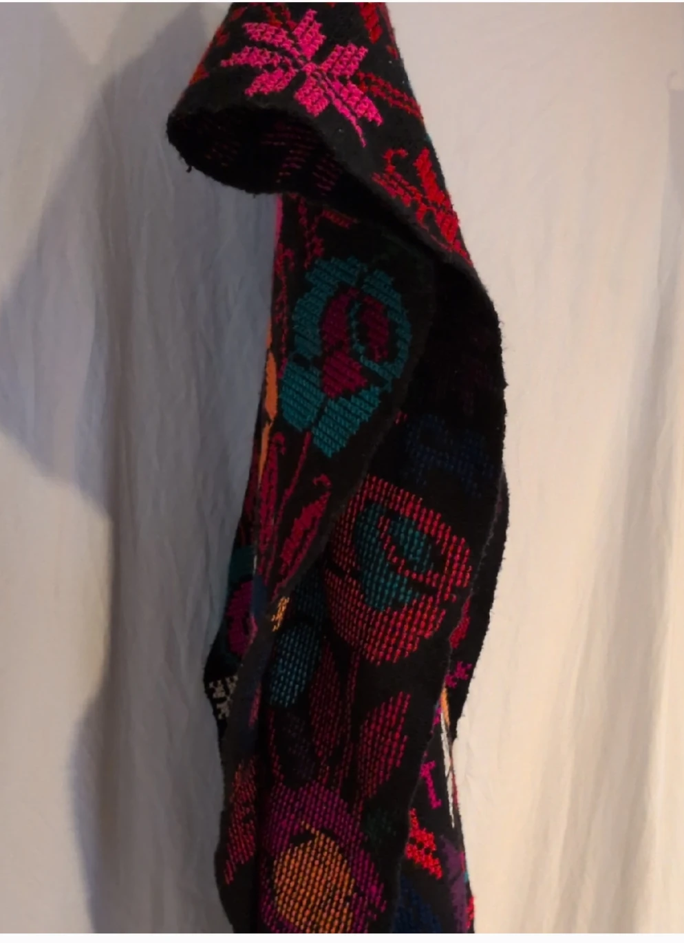 Boho multicoloured cape/poncho - photo 3
