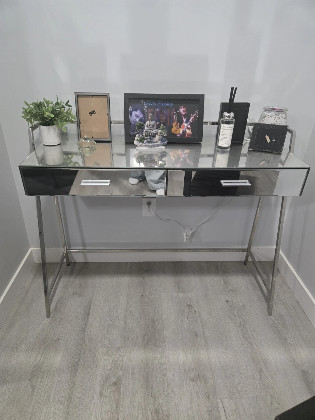 Mirrored Vanity Desk