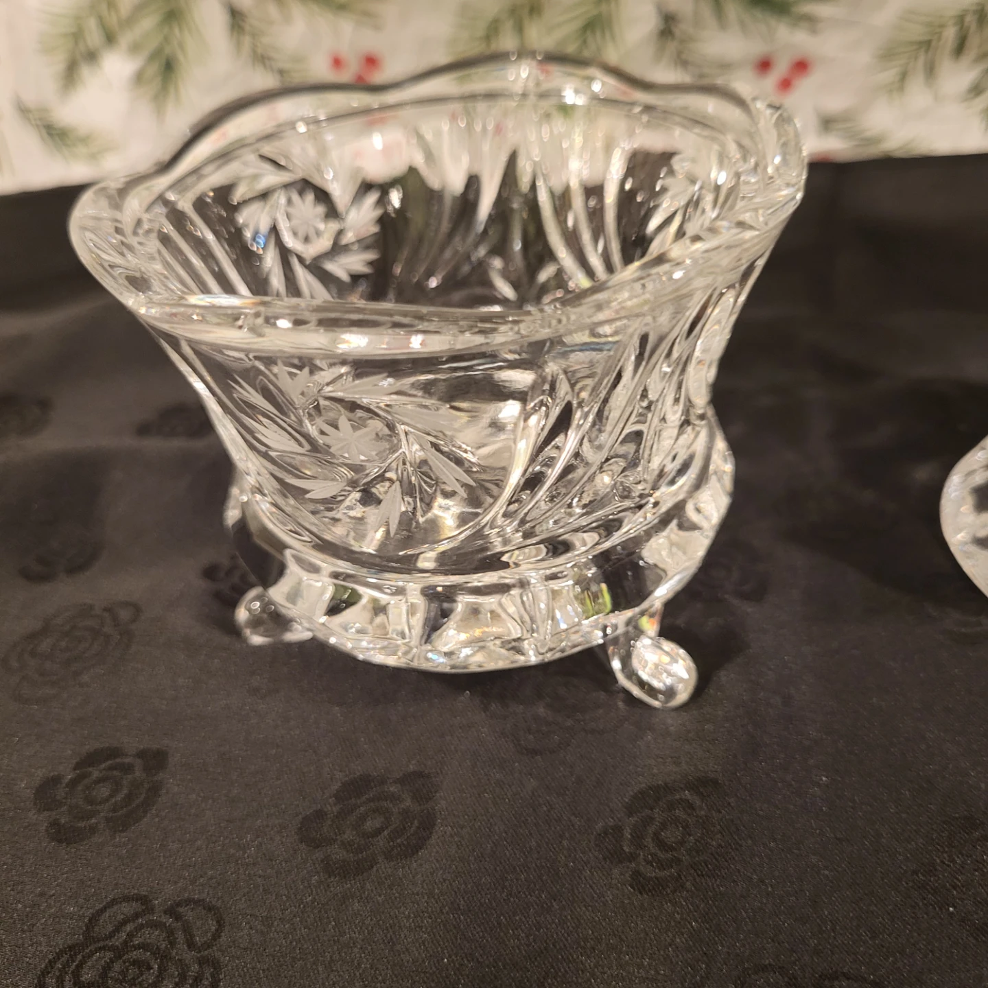 Crystal Creamer and Sugar Bowl Set - photo 2