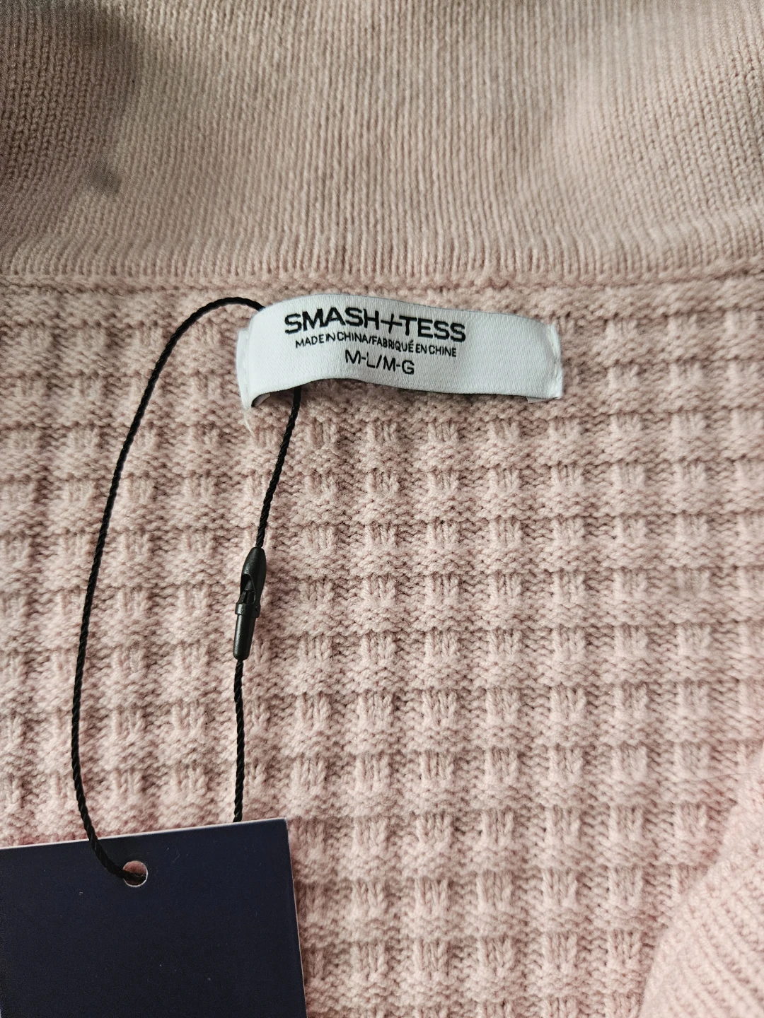 Smash + Tess Pink Waffle Knit Sweater - photo 2