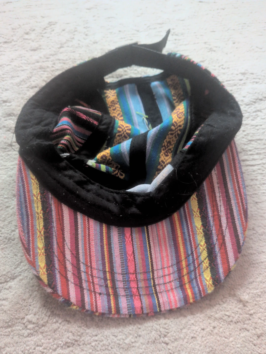Colourful Striped 5-Panel Hat - photo 2