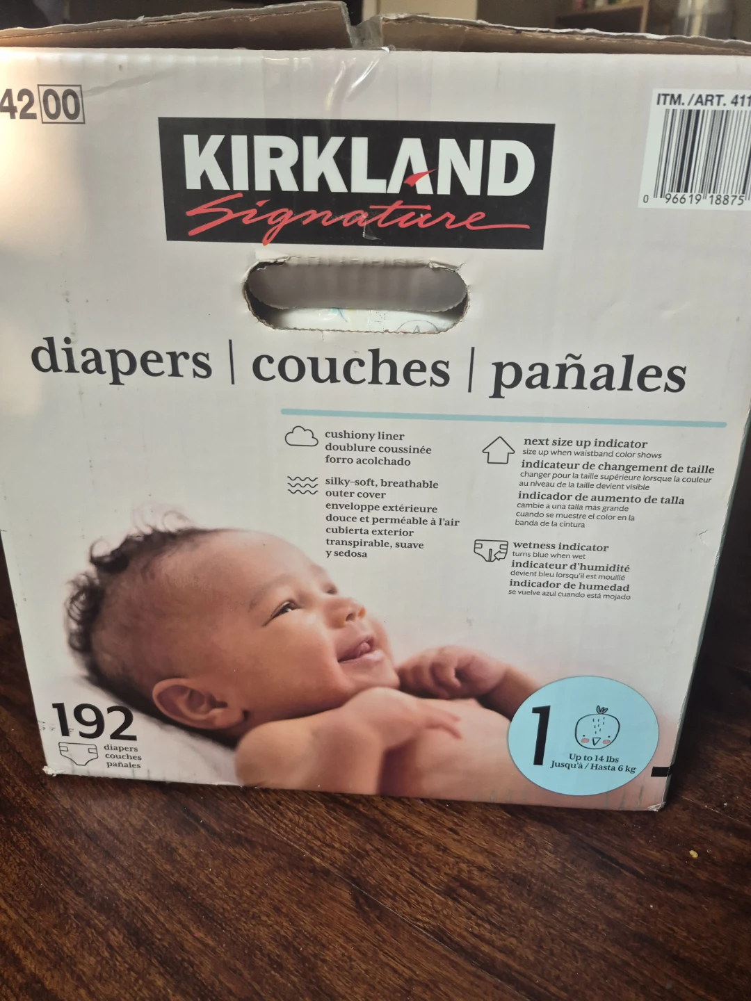 Kirkland Signature Diapers Size 1